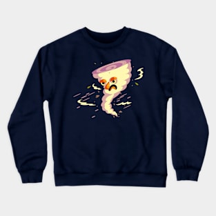 Tornado Cartoon Illustration Crewneck Sweatshirt